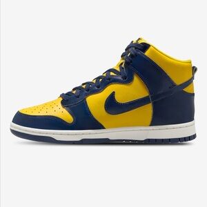 Nike Men's Dunk High Retro SE‎ Michigan Brand New